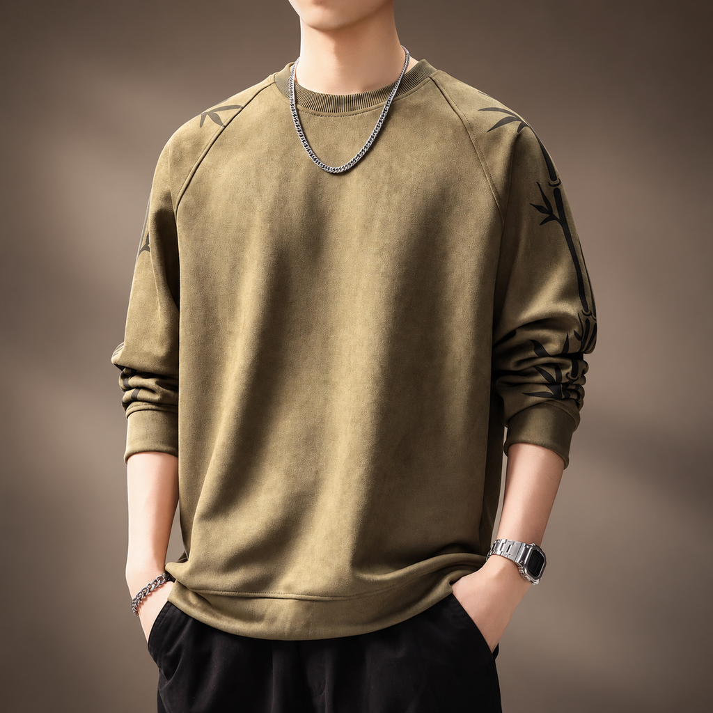 Etienne Men’s Graphic Sleeve Raglan Pullover