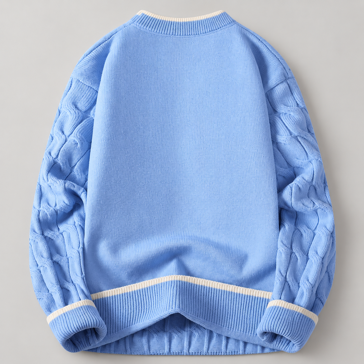 Jonathan Cable-Knit Crewneck Sweater