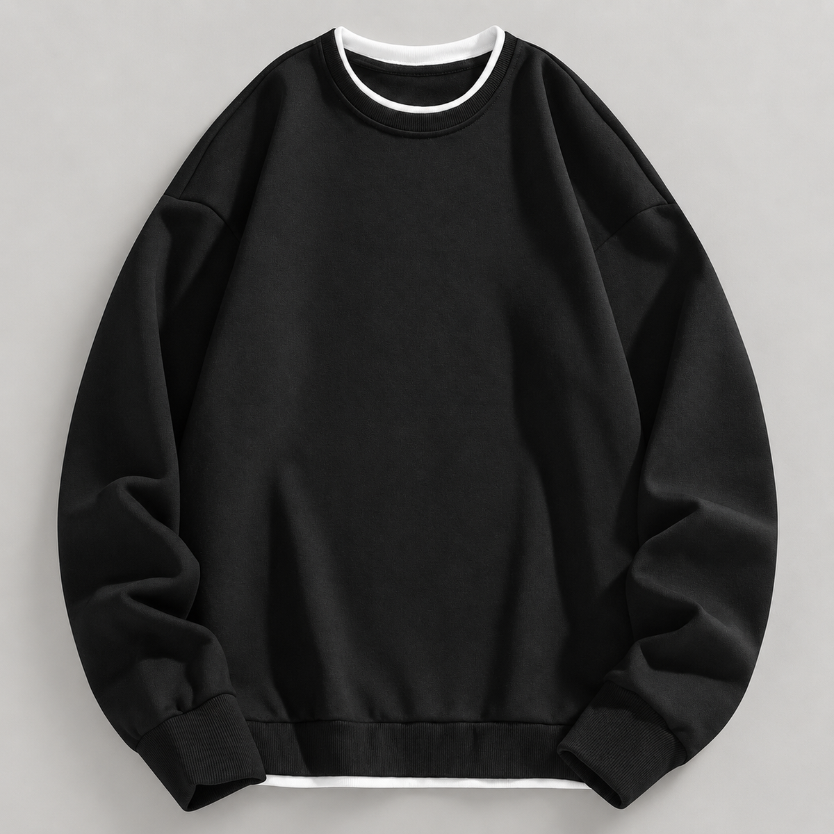 Dorian Layered-Look Crewneck Sweatshirt