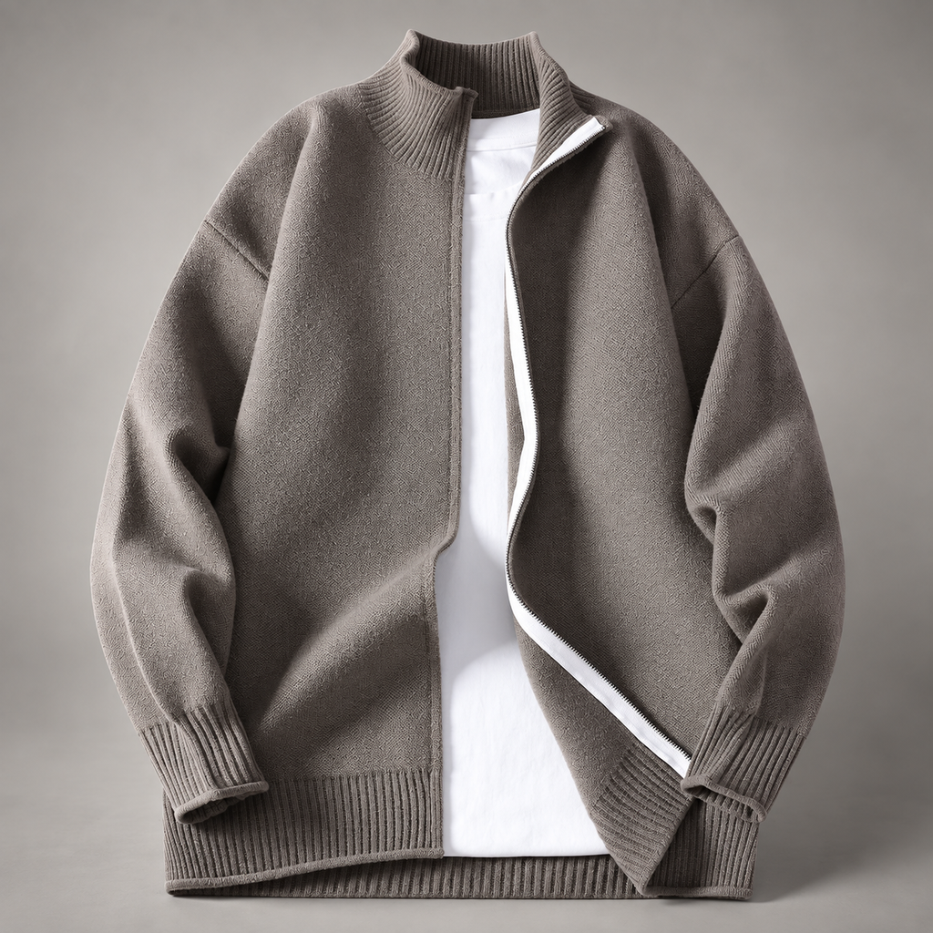 Josh Men’s Zip-Front Knit Jacket