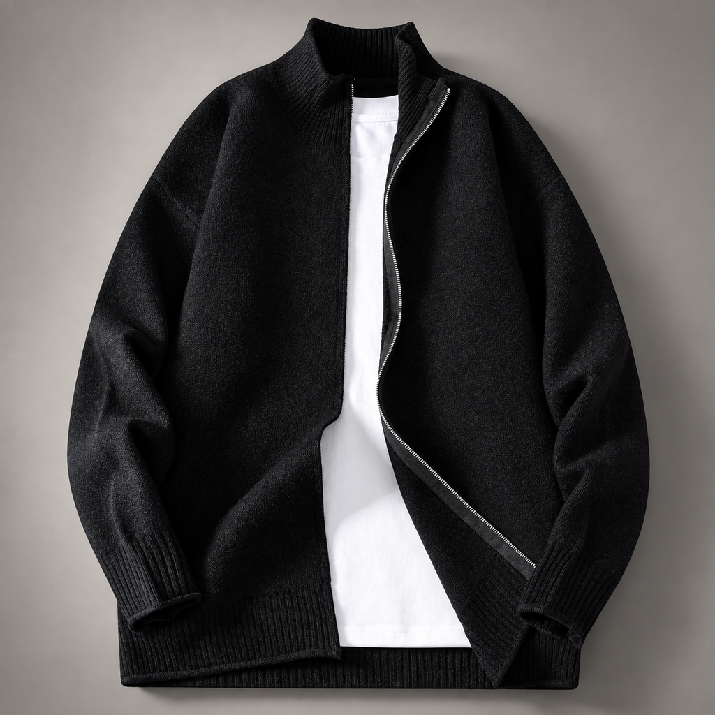 Josh Men’s Zip-Front Knit Jacket