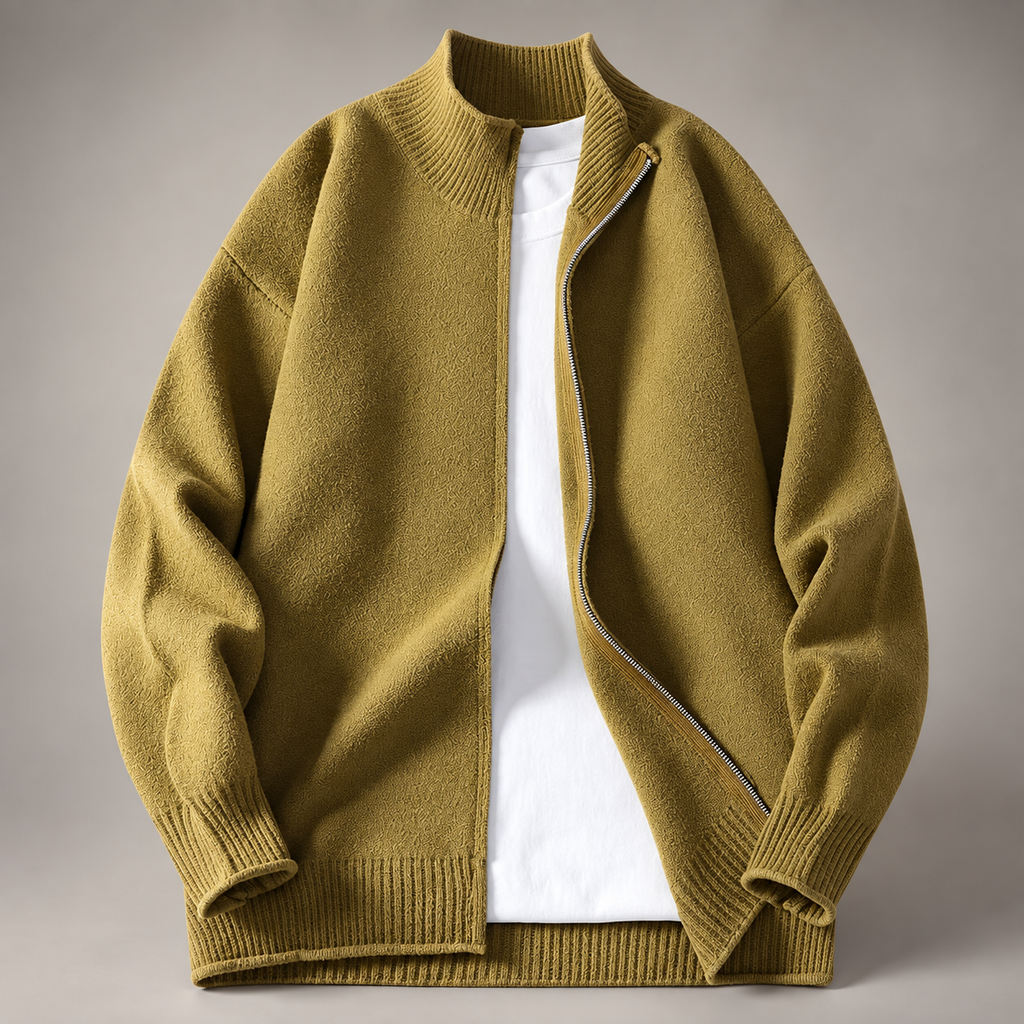 Josh Men’s Zip-Front Knit Jacket