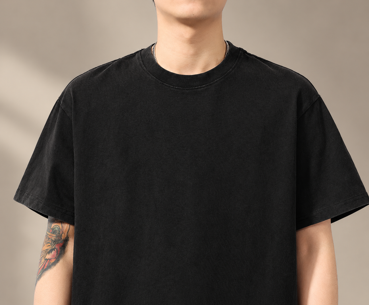 Enzo Relaxed Fit Crewneck T-Shirt for Men