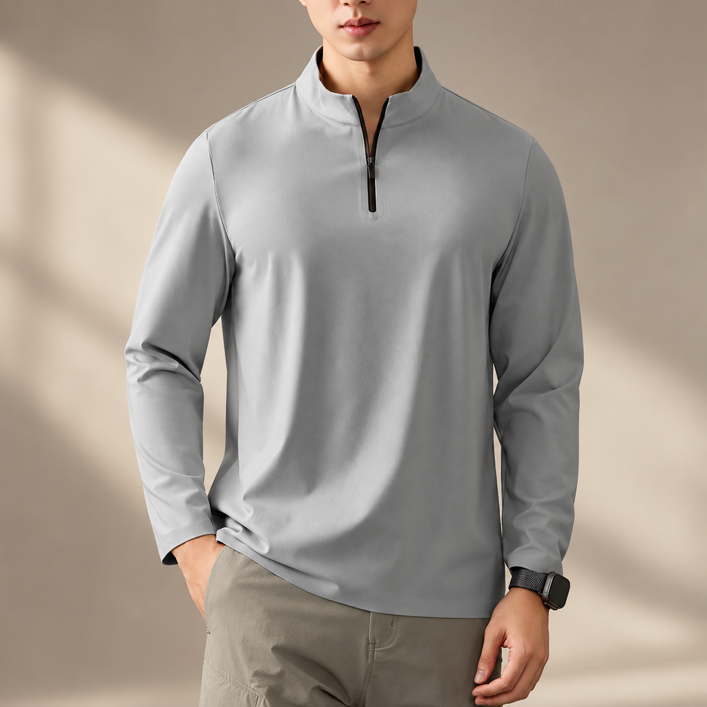 Elliot Men’s Quarter Zip Pullover Shirt