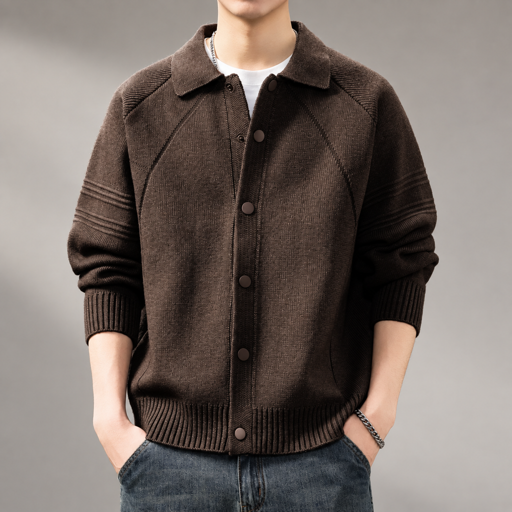 Lucien Men’s Knit Cardigan Jacket
