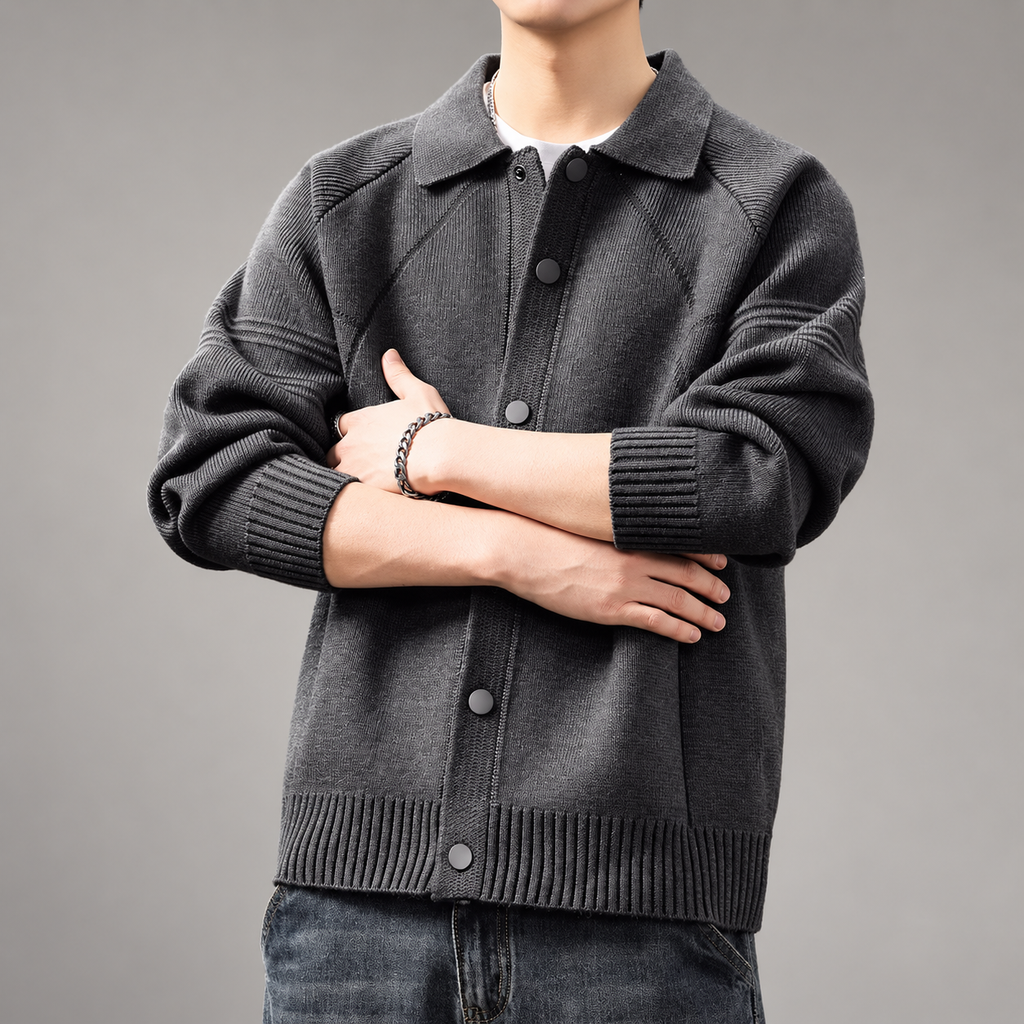Lucien Men’s Knit Cardigan Jacket