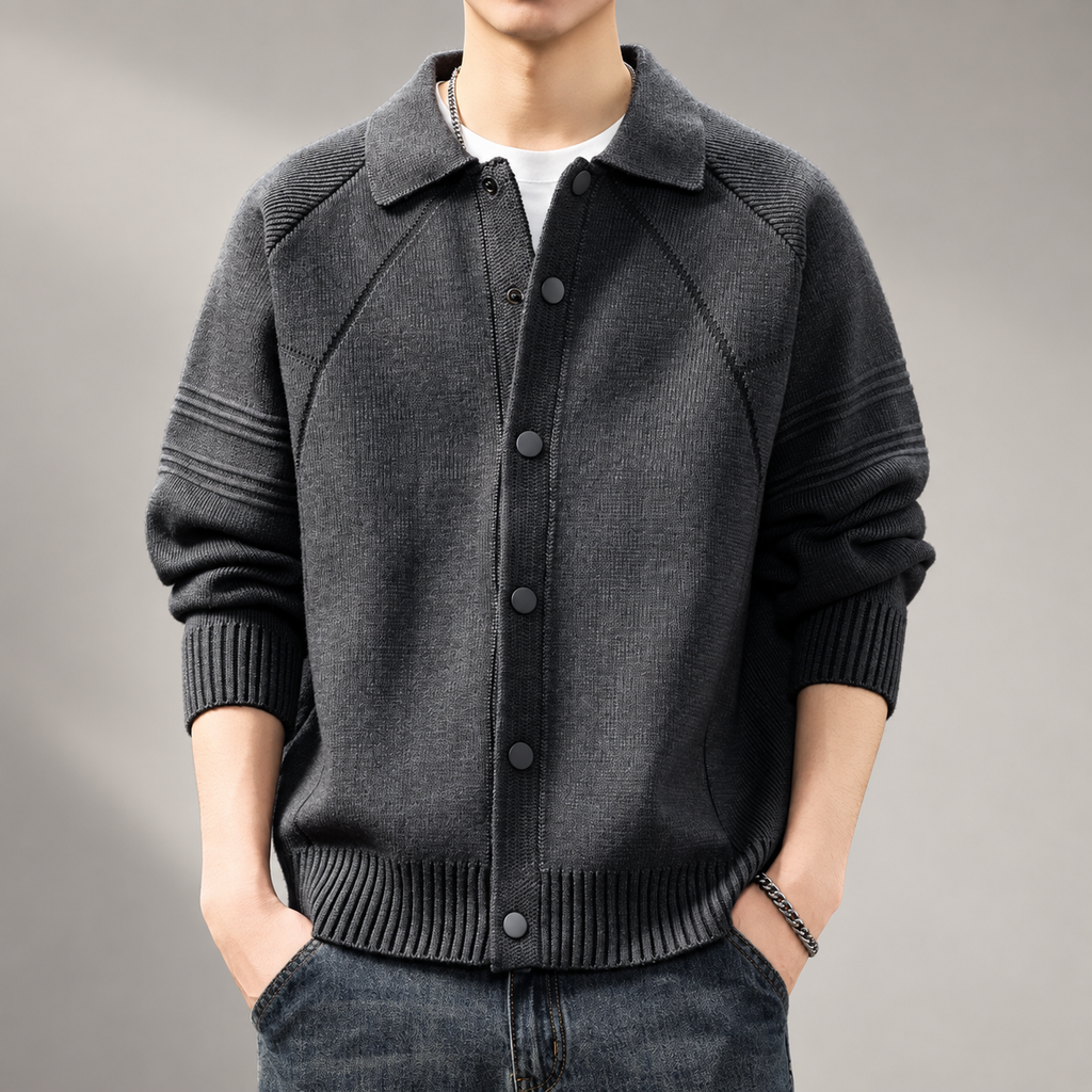 Lucien Men’s Knit Cardigan Jacket