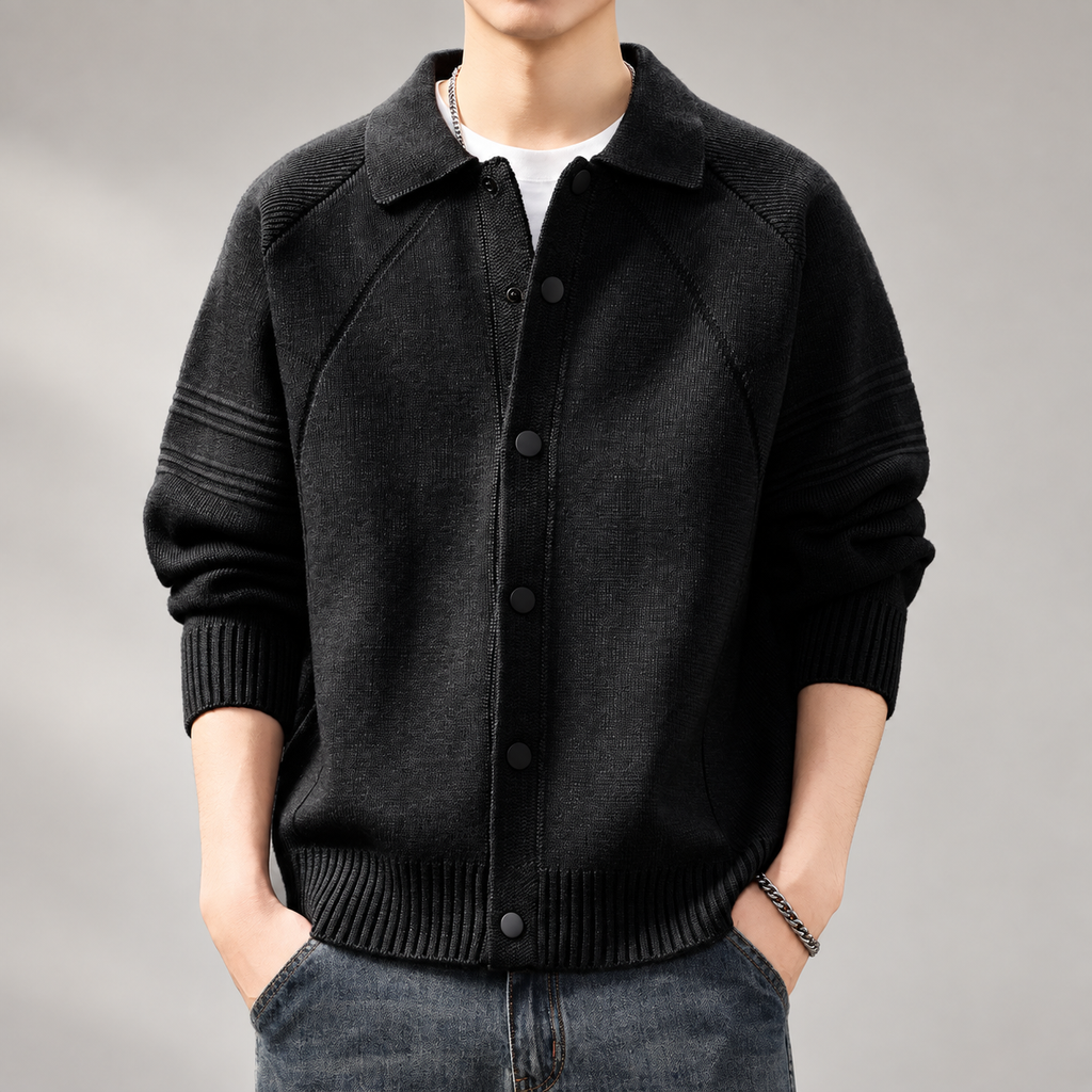 Lucien Men’s Knit Cardigan Jacket