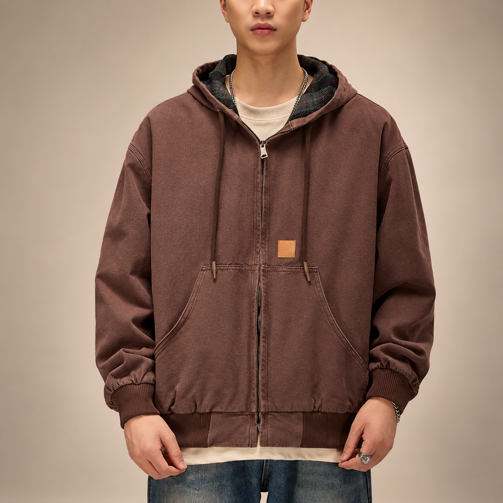 Marco Hooded Jacket with Front Pockets