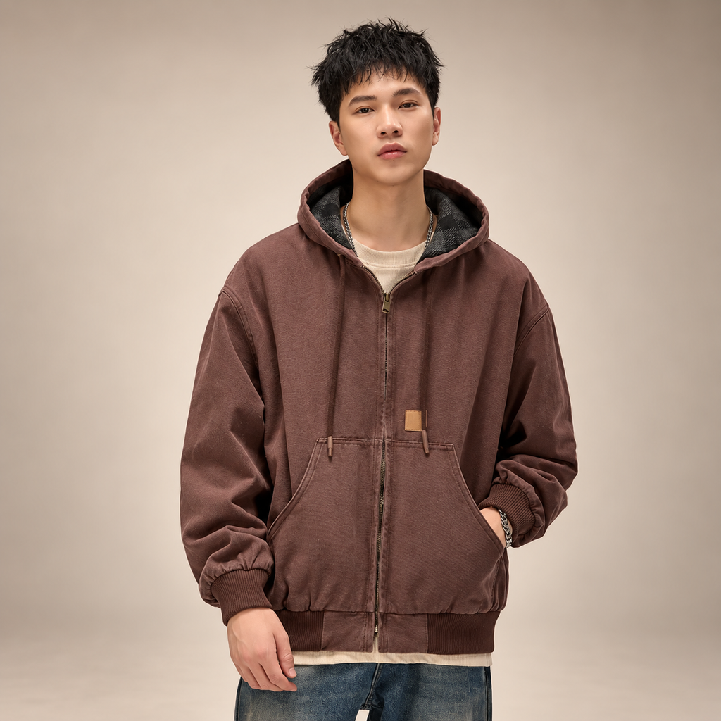 Marco Hooded Jacket with Front Pockets