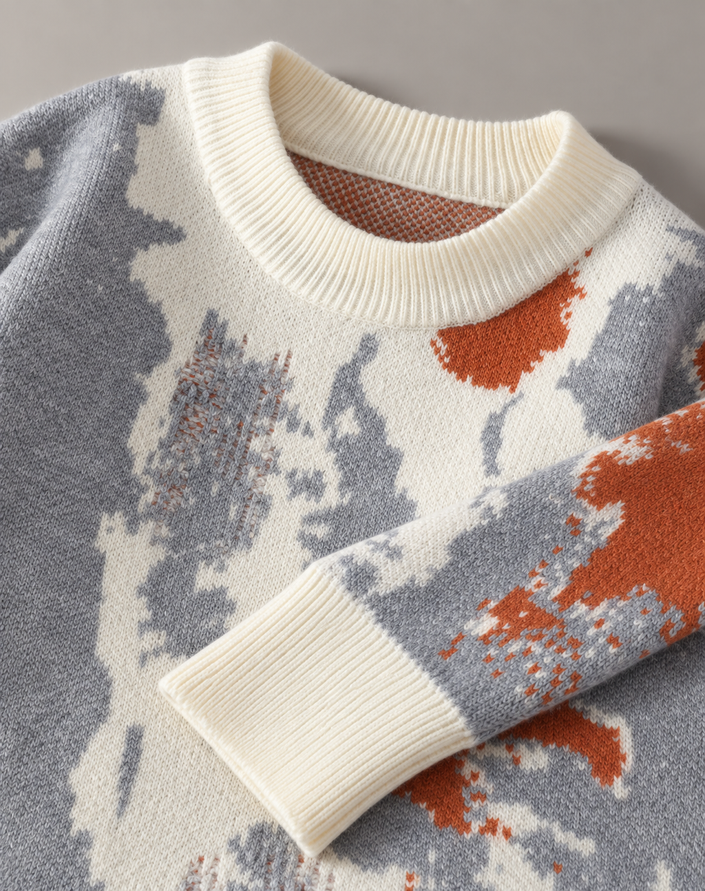 Henry Abstract Knit Crewneck Sweater