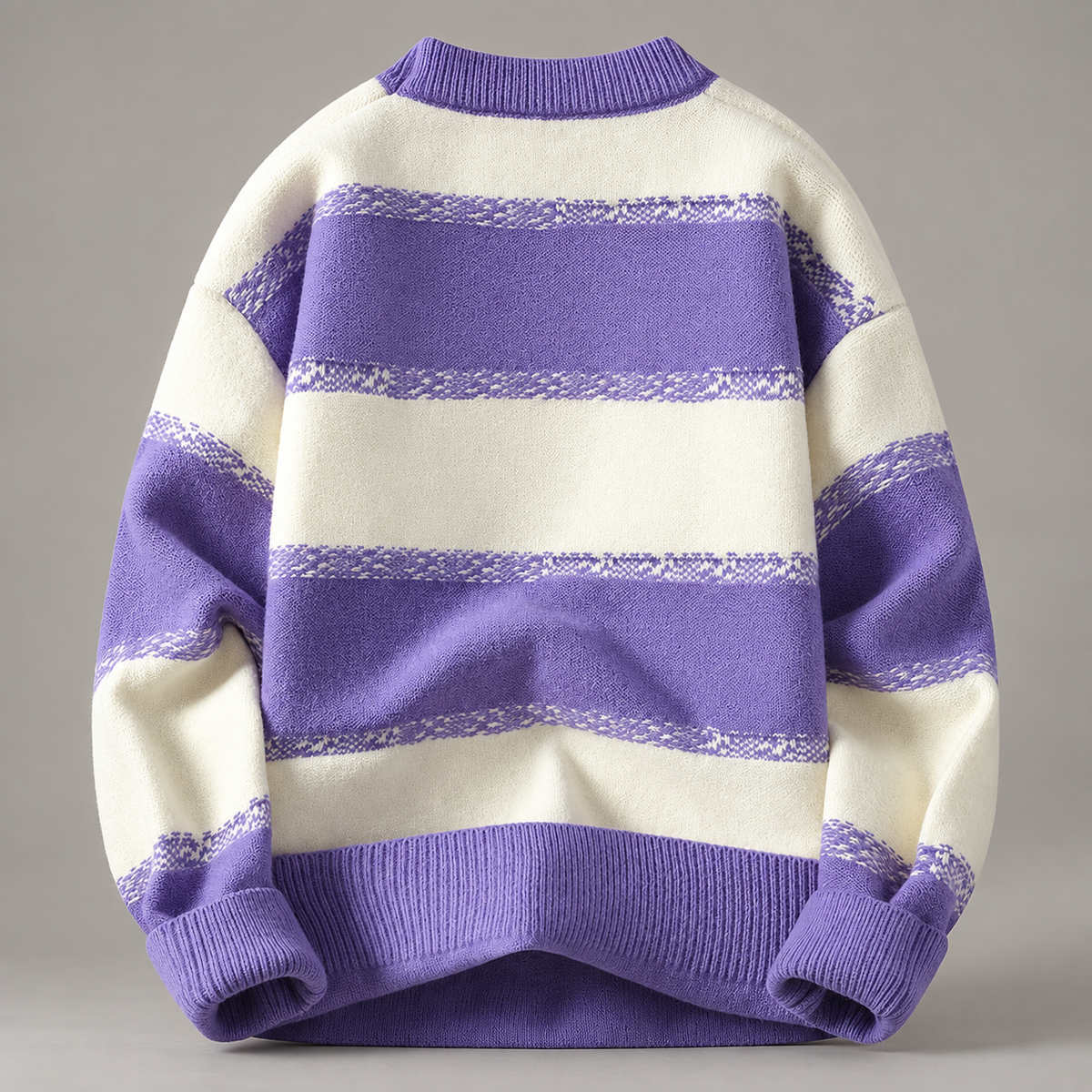 William Wide Stripe Pullover Sweater