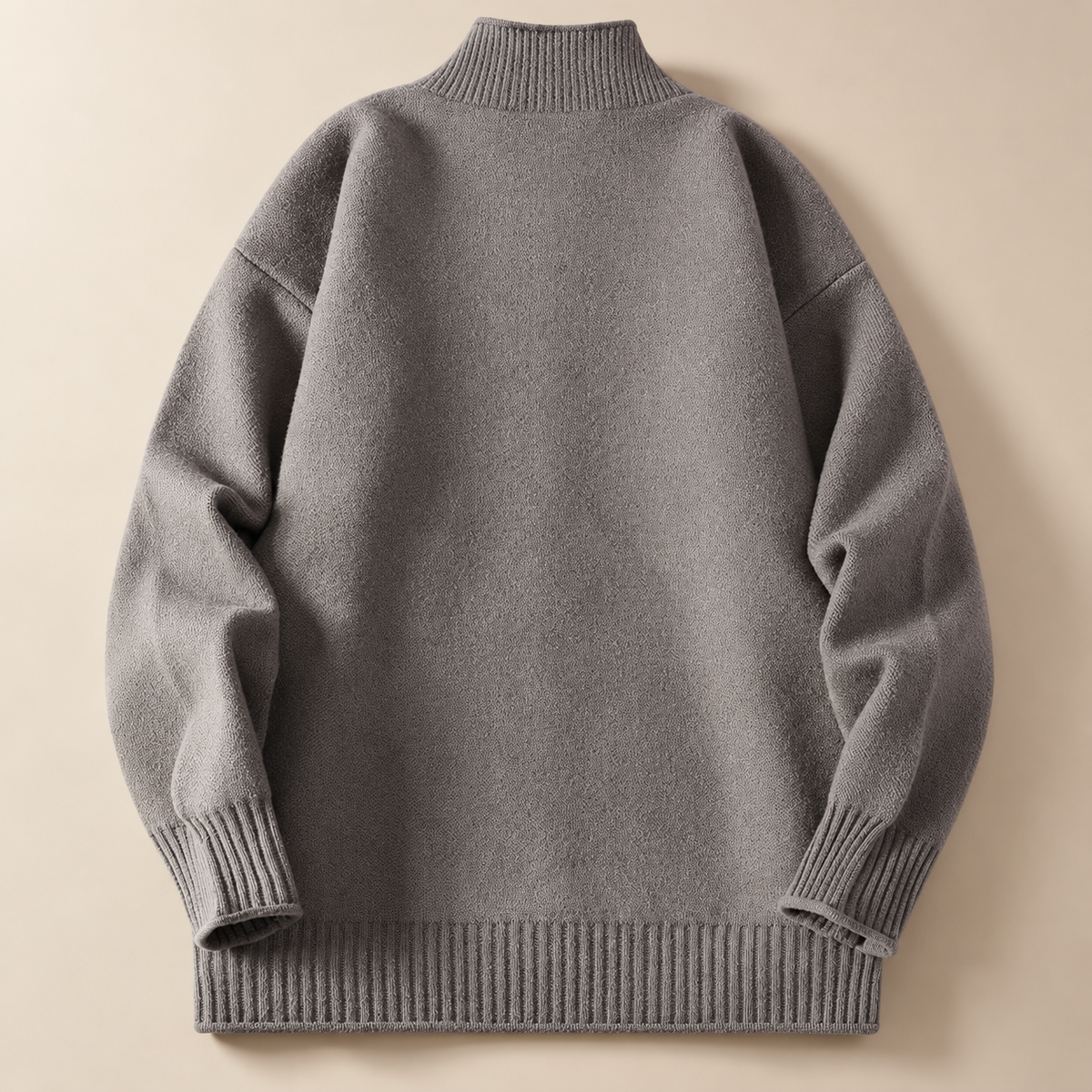 Cedric Men’s Stand-Collar Knit Jacket