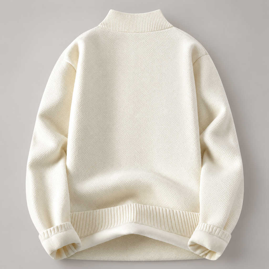 Blackstone Men's Textured Quarter-Zip Sweater
