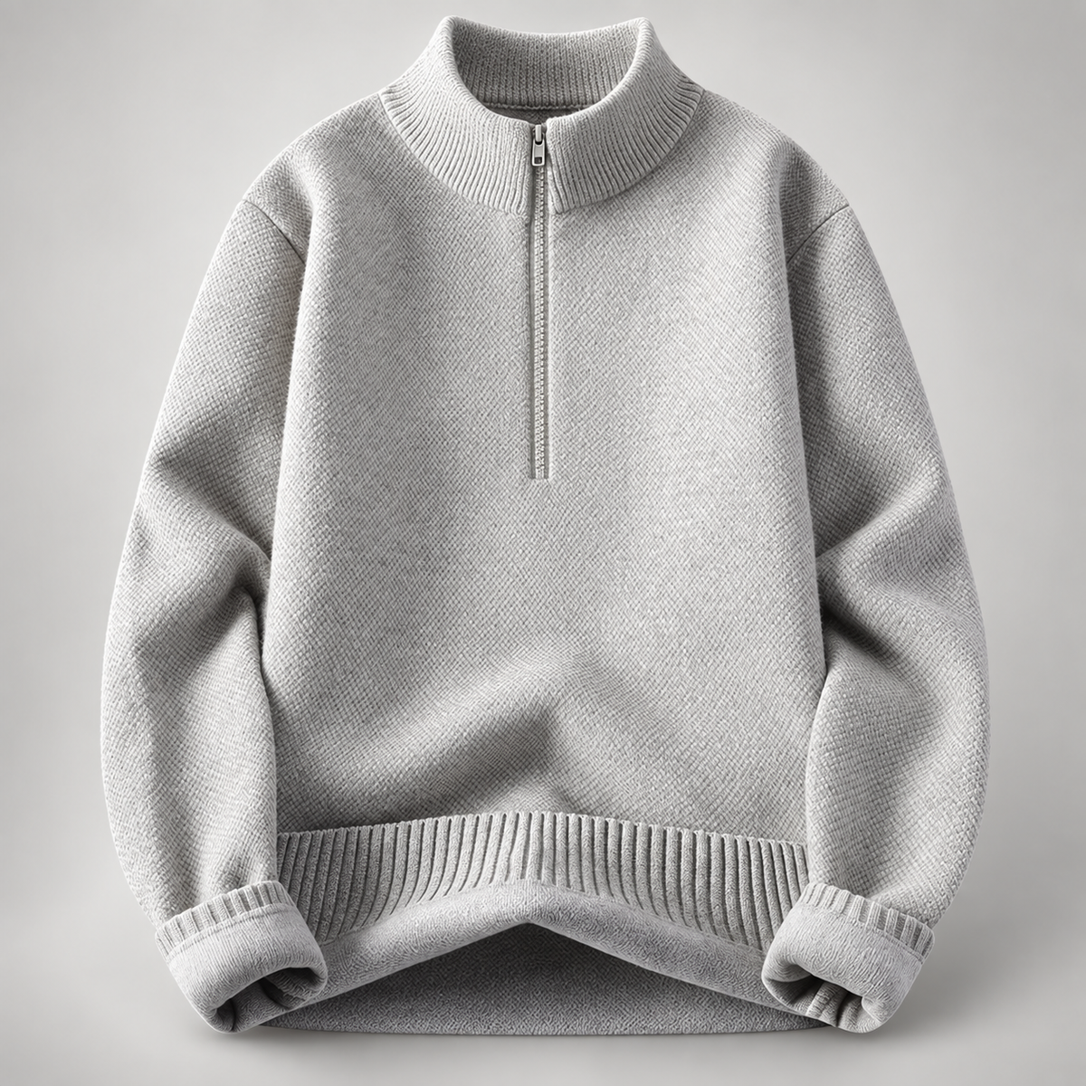 Blackstone Men's Textured Quarter-Zip Sweater