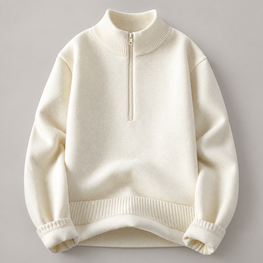 Blackstone Men's Textured Quarter-Zip Sweater