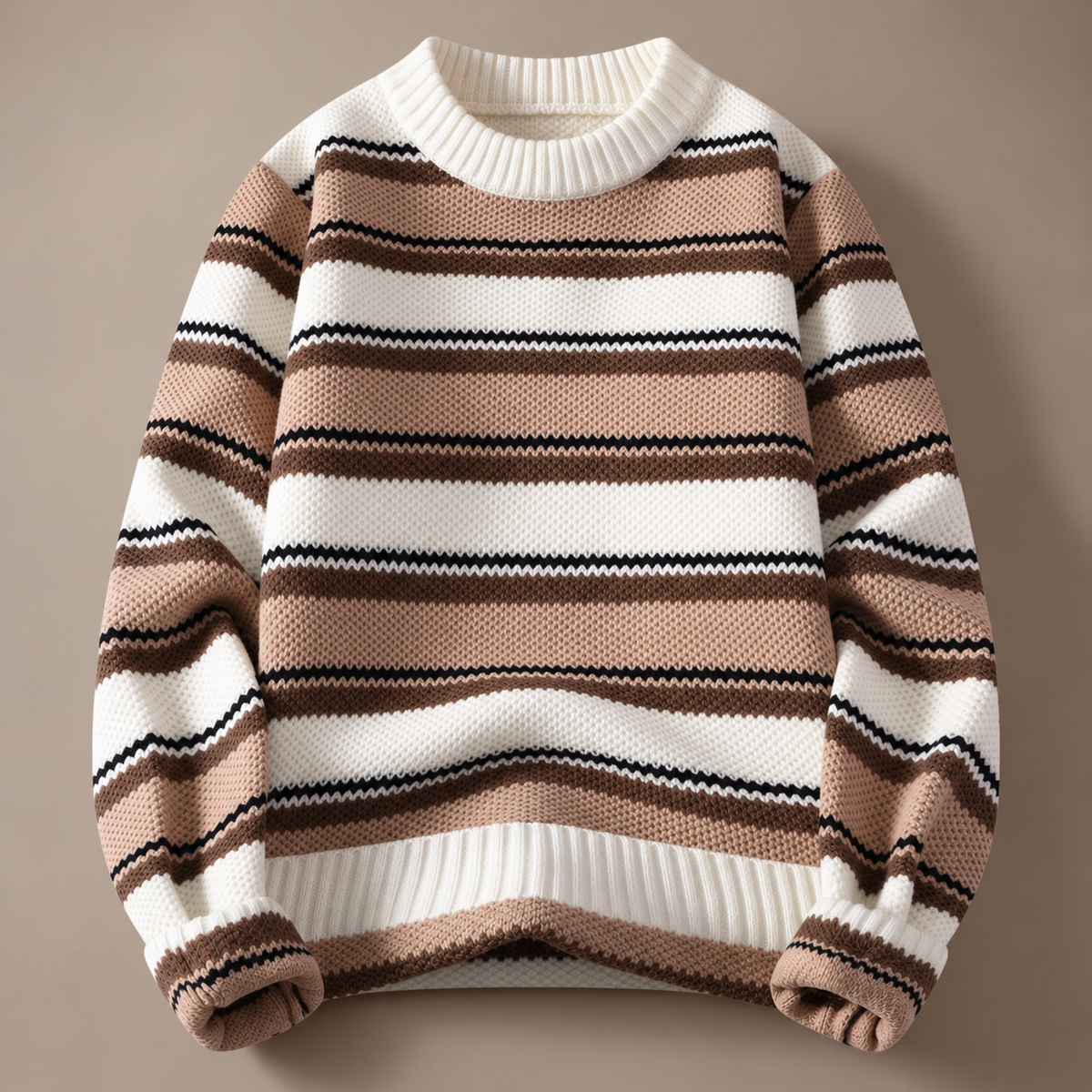 Gideon Horizontal Stripe Crewneck Sweater