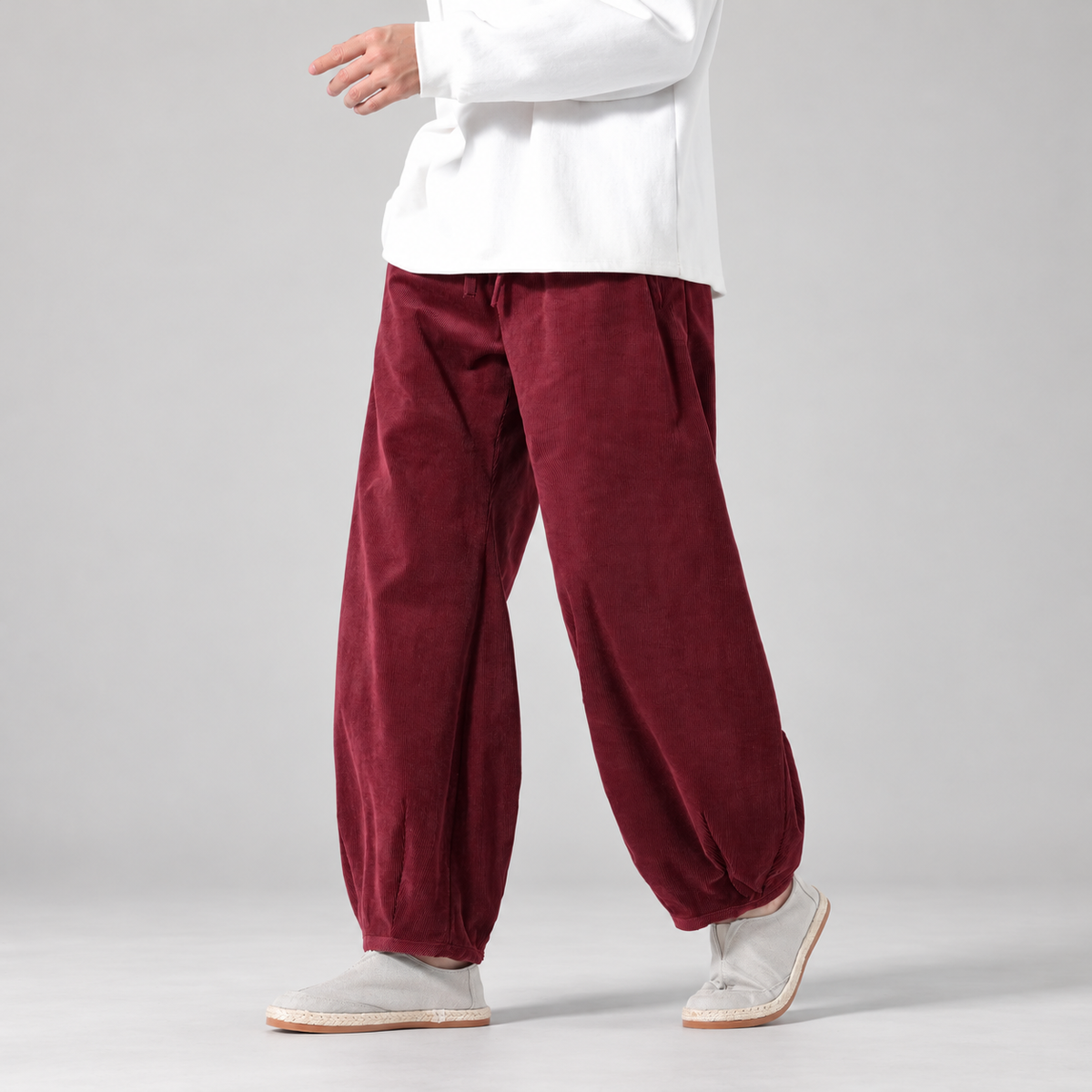 Lucien Men's Relaxed Corduroy Balloon Pants