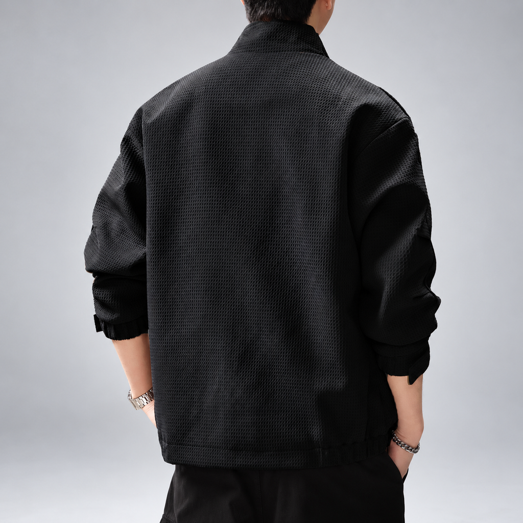 Graham Ellison Men's Relaxed-Fit Textured Jacket with Side Pockets