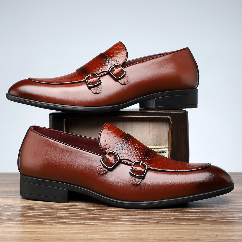 Santoni Double-Strap Loafers