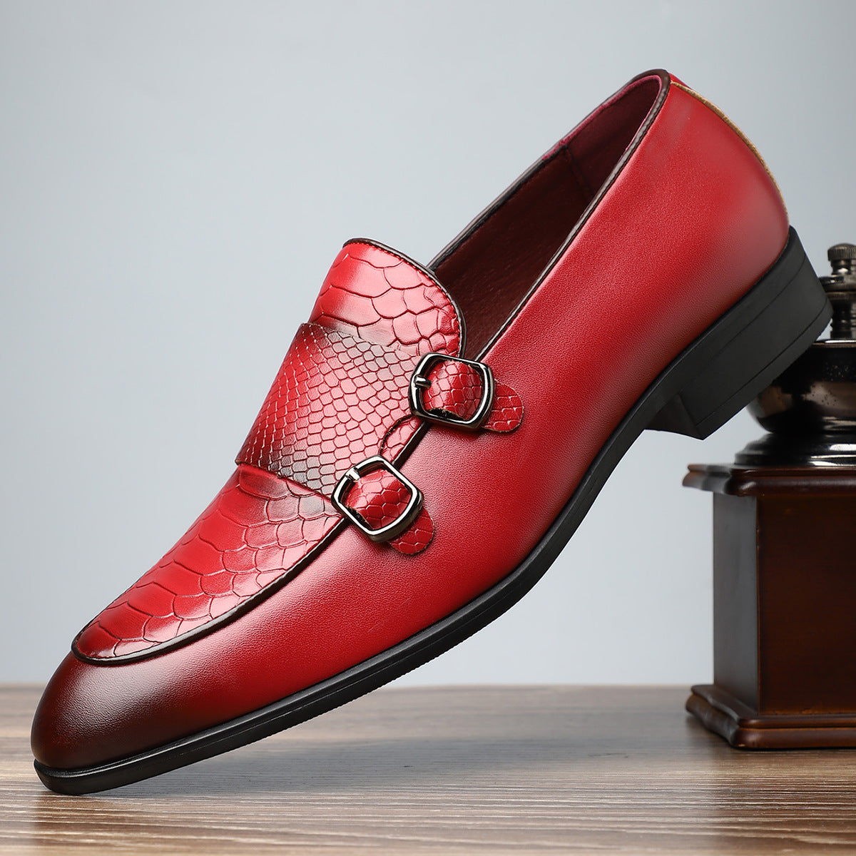 Santoni Double-Strap Loafers