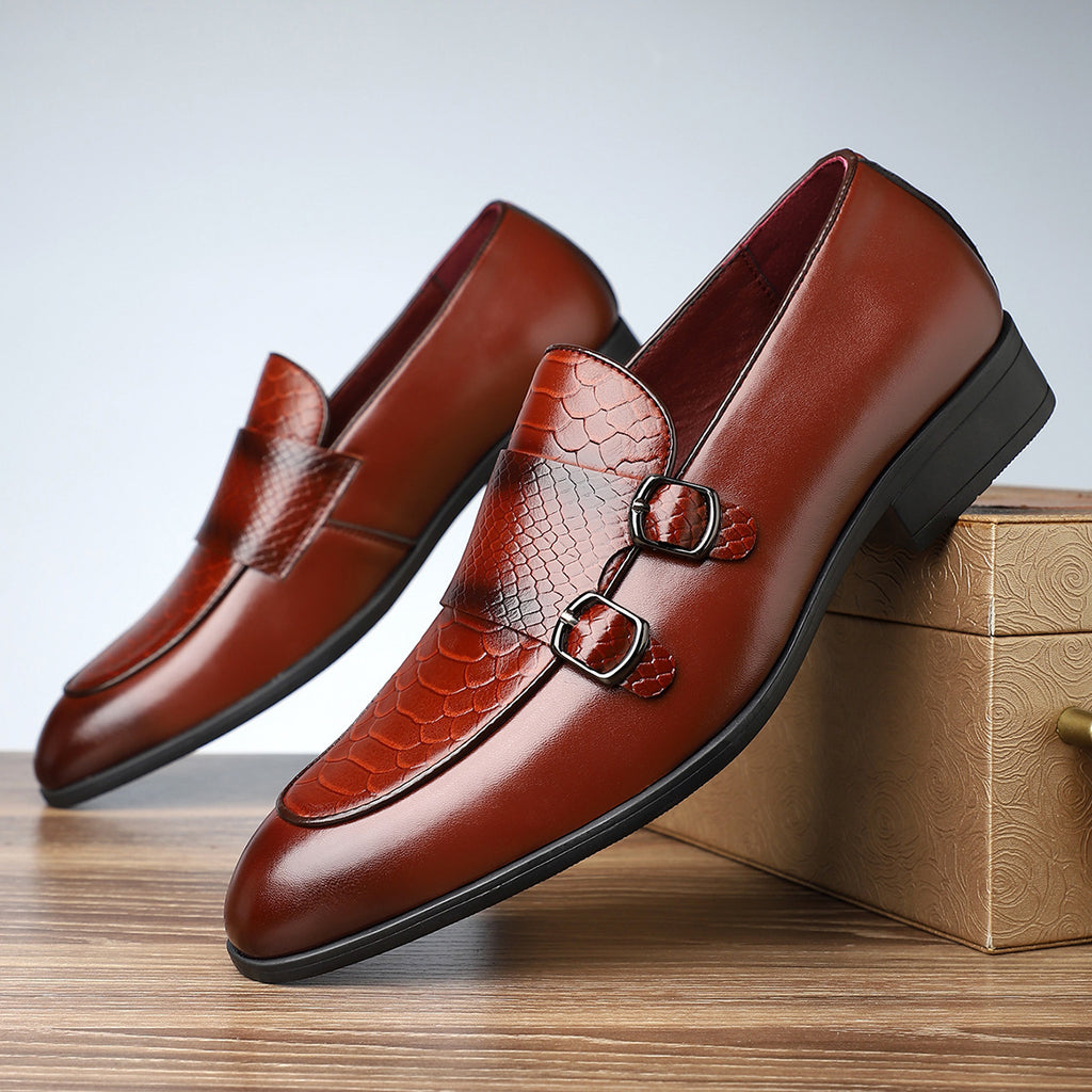 Santoni Double-Strap Loafers