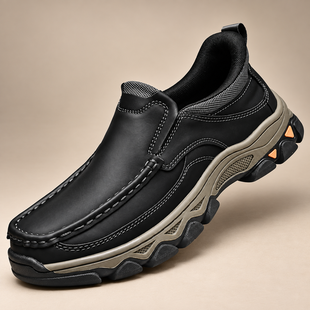 Oliver Men’s Slip-On Moc-Toe Casual Shoes with Chunky Sole