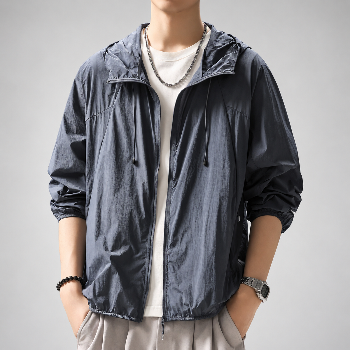 Whitmore Men's Hooded Full-Zip Jacket
