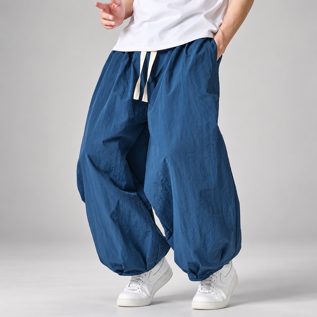 Lucien Men’s Relaxed Fit Drawstring Pants with Side Pockets