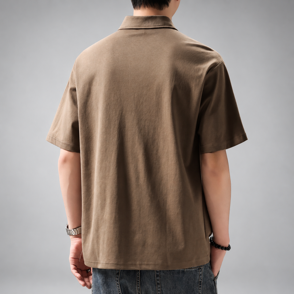 Bellamy Men's Relaxed Fit Short Sleeve Polo Shirt