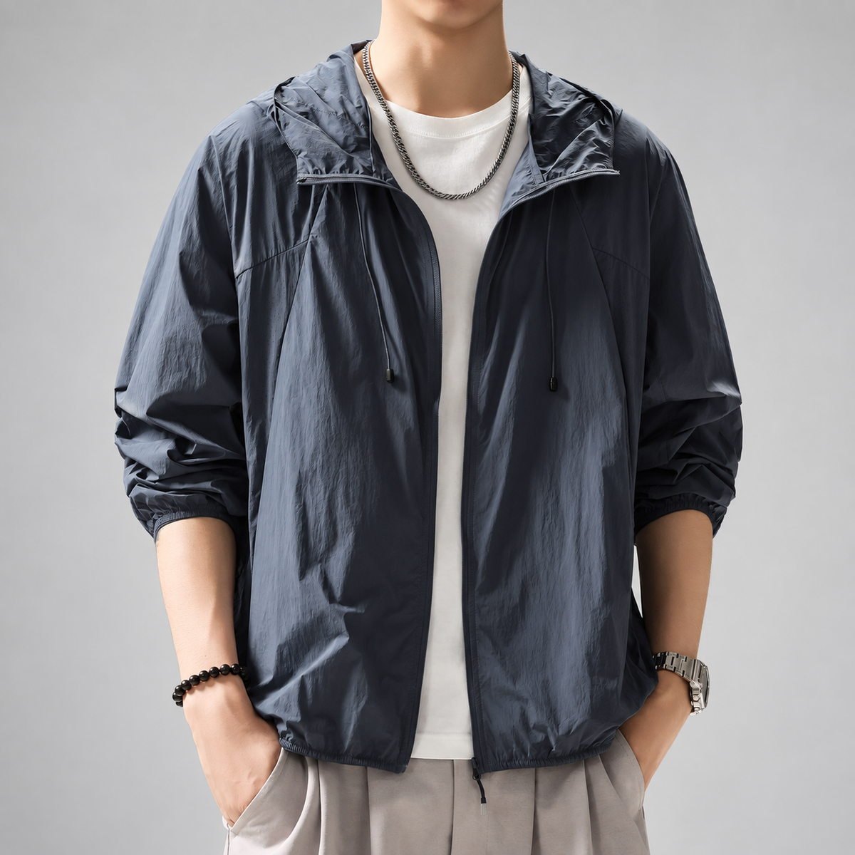 Whitmore Men's Hooded Full-Zip Jacket