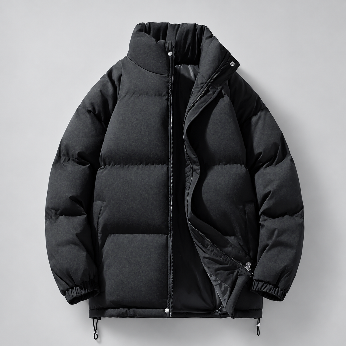 Alden Stand-Collar Quilted Puffer Jacket