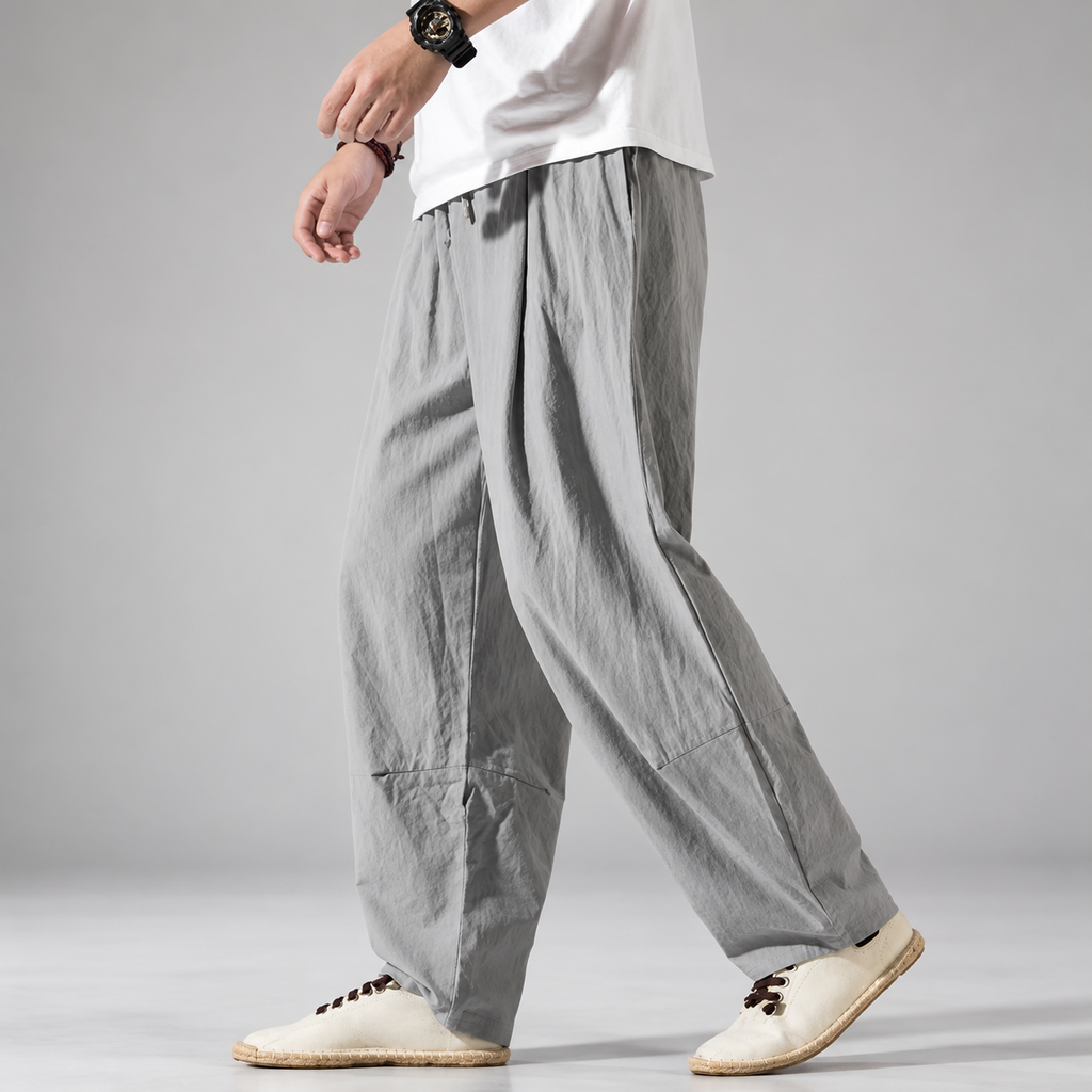 Whitaker Men's Textured Loose-Fit Casual Pants