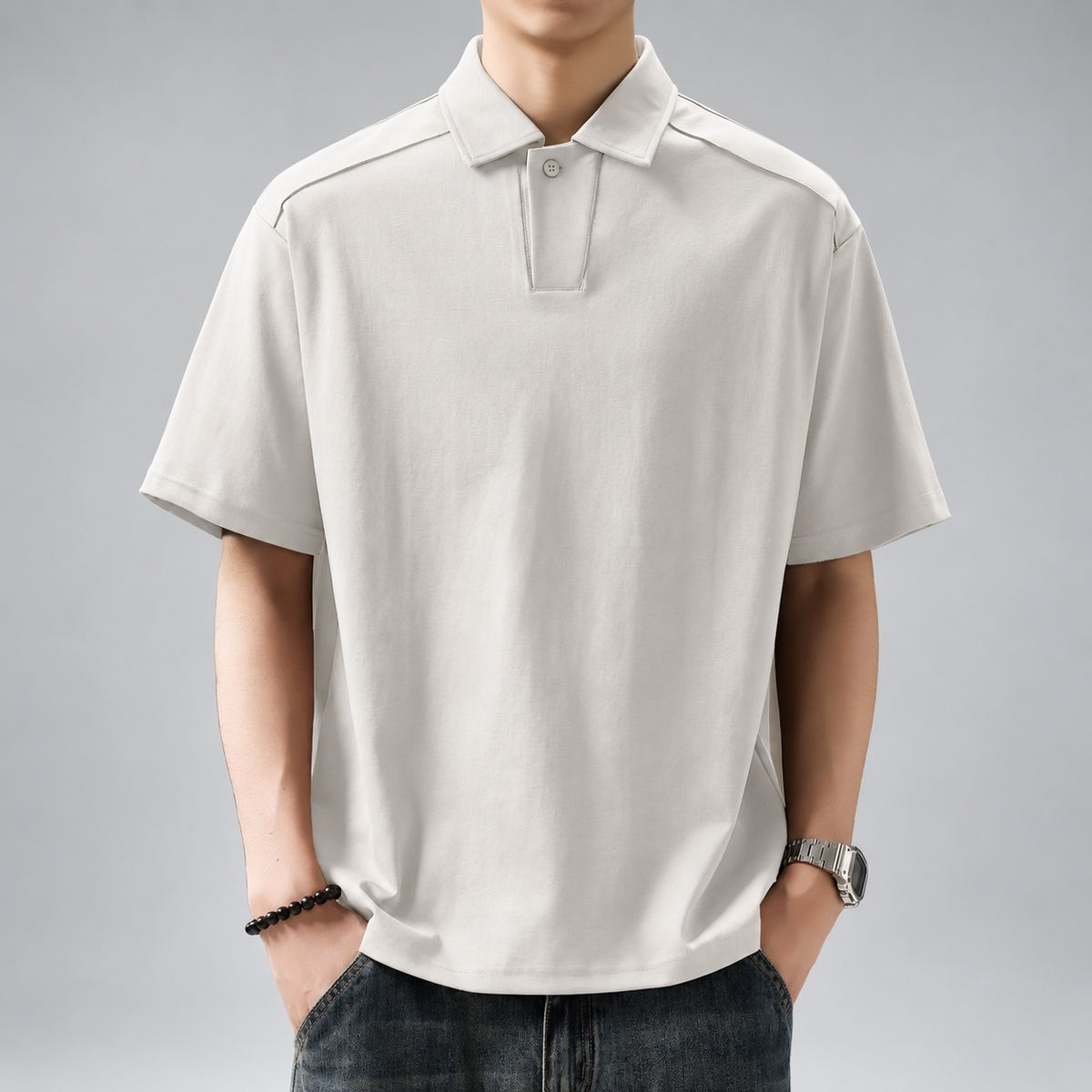 Bellamy Men's Relaxed Fit Short Sleeve Polo Shirt
