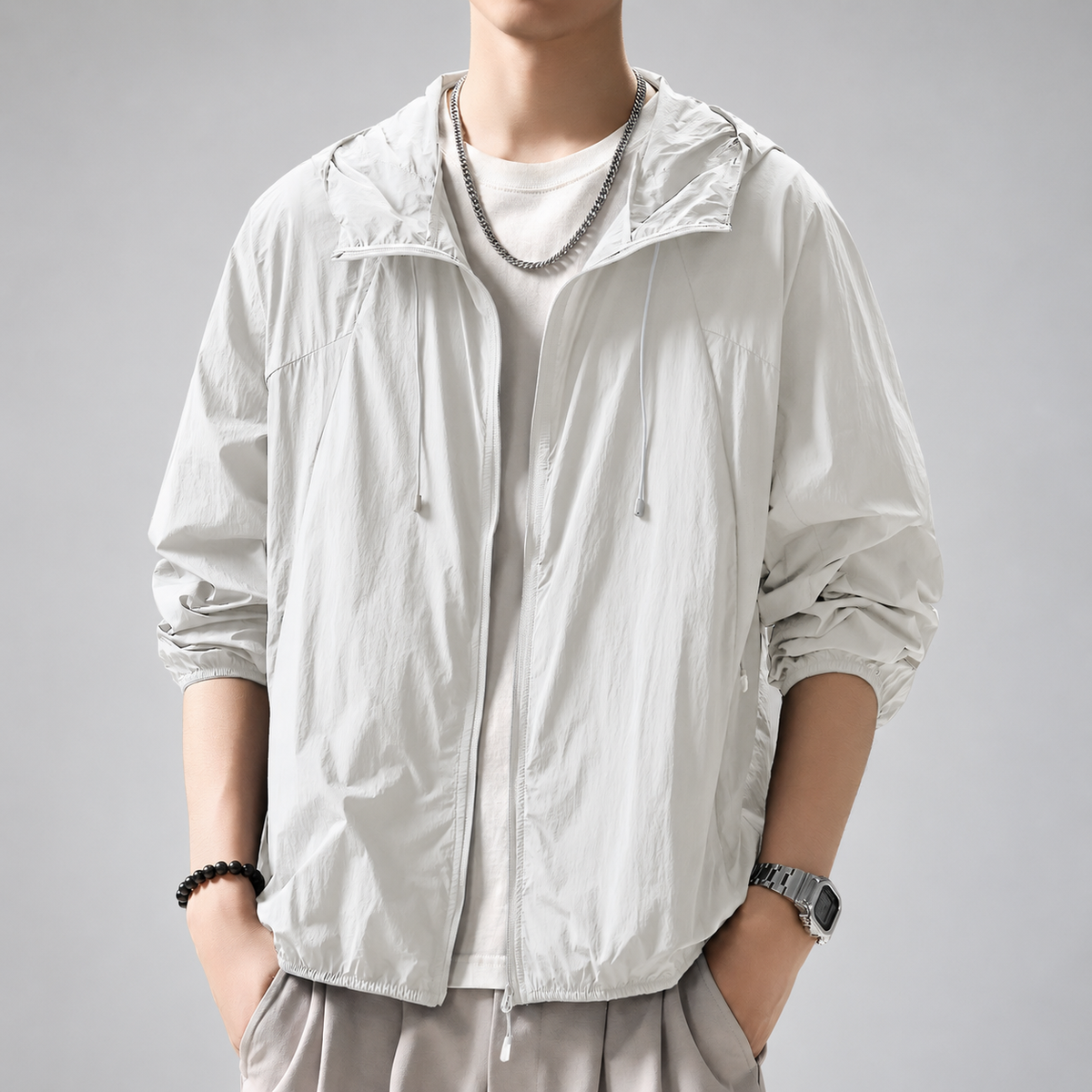 Whitmore Men's Hooded Full-Zip Jacket