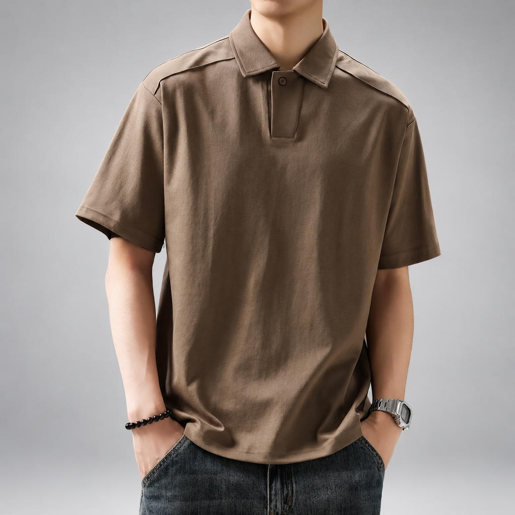Bellamy Men's Relaxed Fit Short Sleeve Polo Shirt