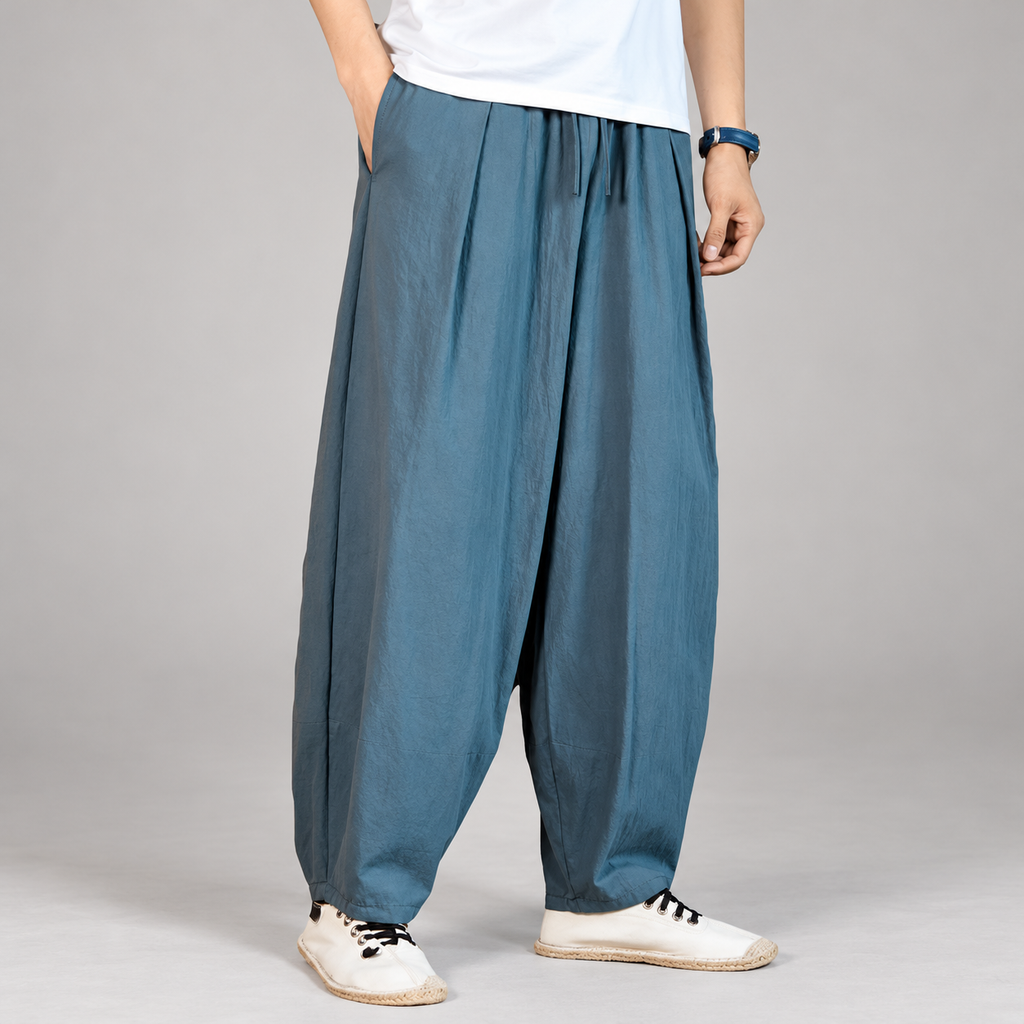 Whitaker Men's Textured Loose-Fit Casual Pants