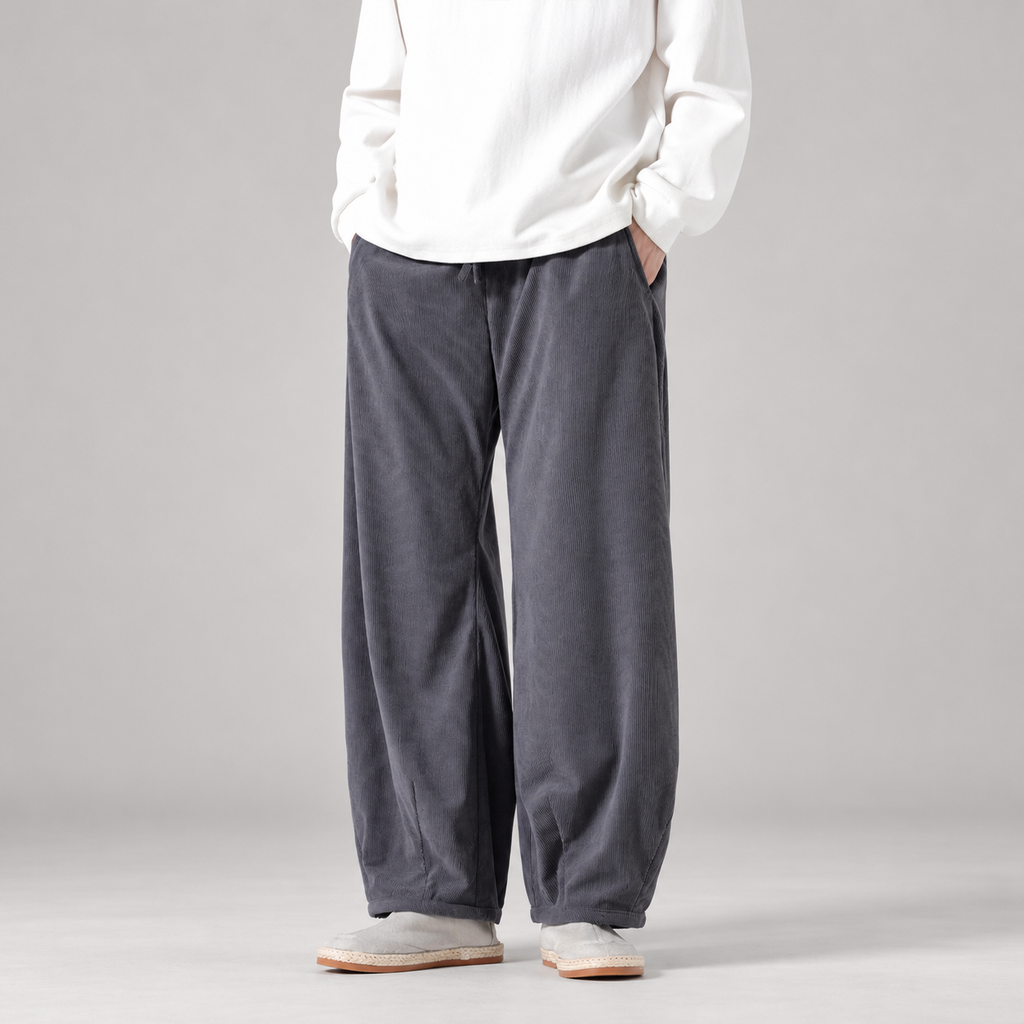 Lucien Men's Relaxed Corduroy Balloon Pants